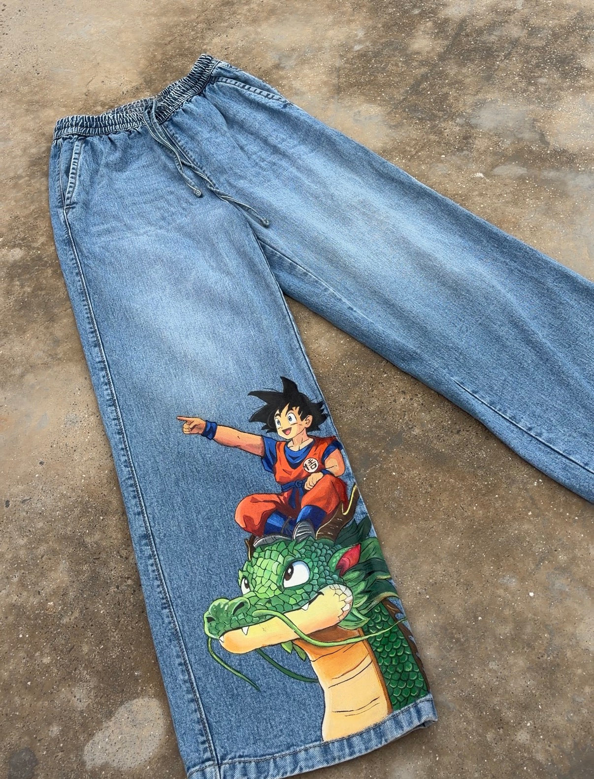 Goku with shenron