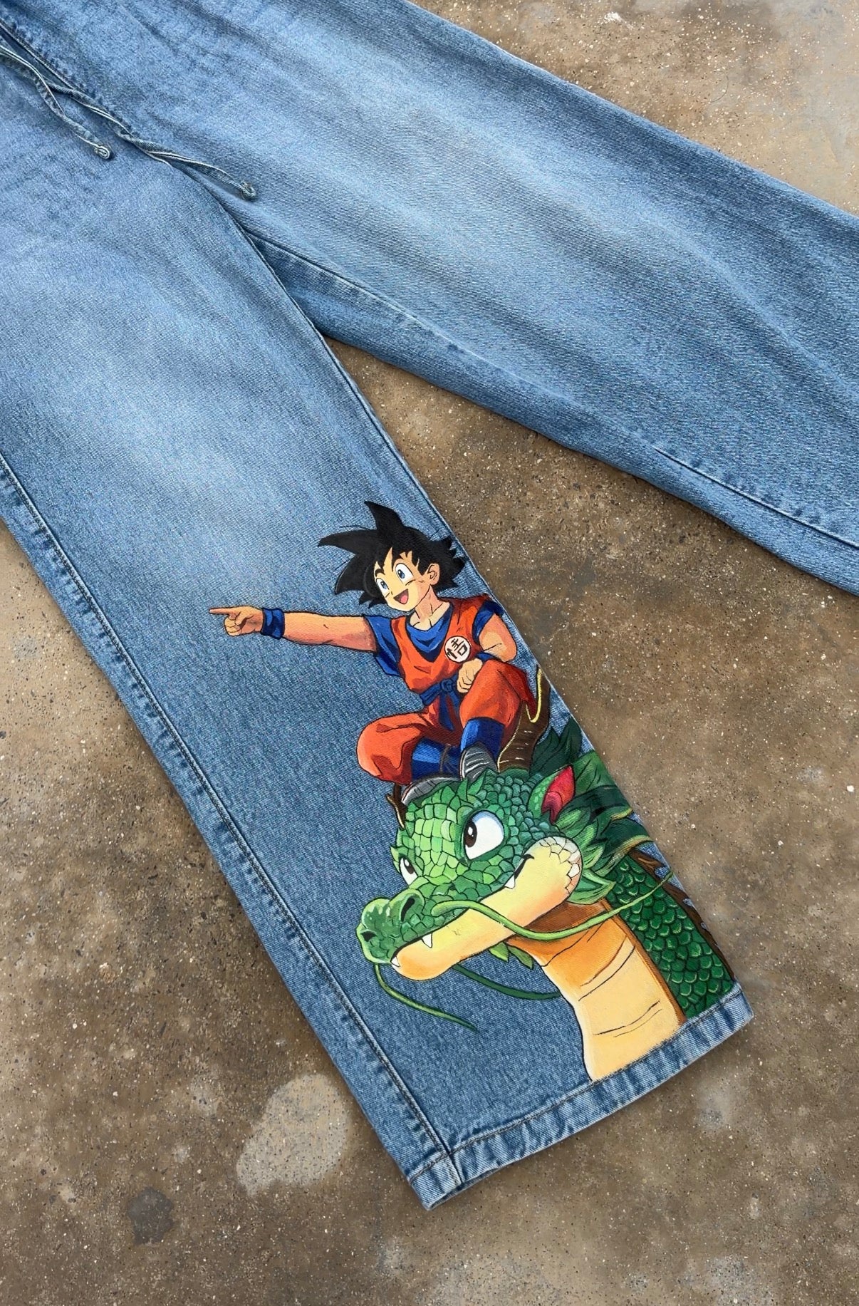 Goku with shenron